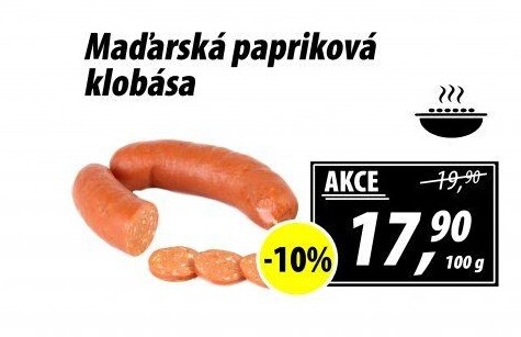 Maďarská papriková klobása