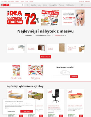 akční leták IDEA nábytek 24.5.2022-30.5.2022