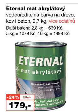 Akrylátová barva mat Eternal
