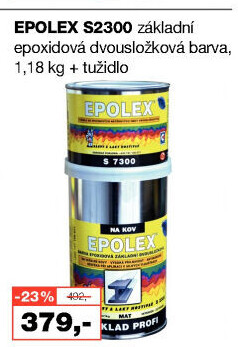 Barva na kov Epolex S230 + tužidlo Epolex S7300