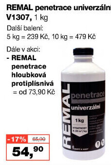 Hloubková protiplísňová penetrace Remal