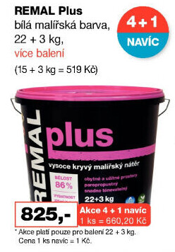 Malířský nátěr Plus Remal