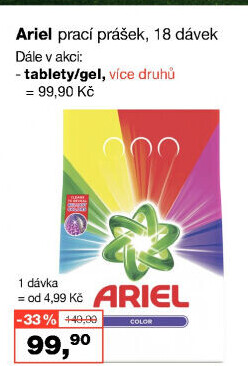 Prací prášek Ariel