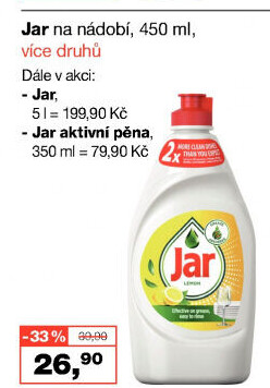 Prostředek na nádobí Jar