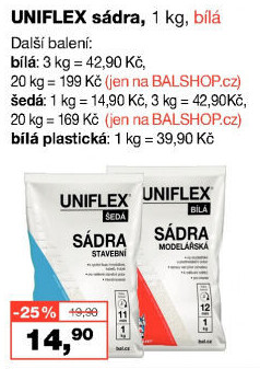 Sádra Uniflex