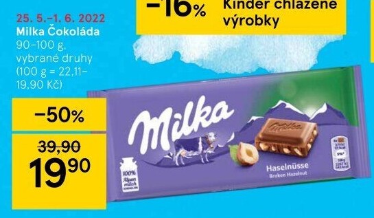 Čokoláda Milka