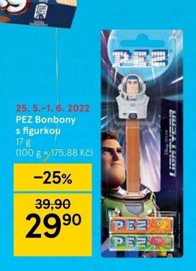 Dražé ovocné s dávkovačem PEZ