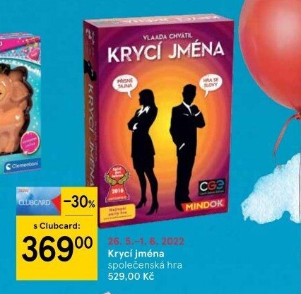 Hra Krycí jména Mindok