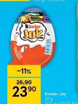 Kinder Joy s překvapením