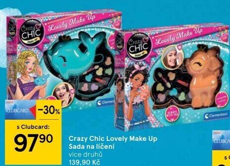 Kosmetická sada Crazy Chic Clementoni