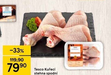 Kuřecí stehna Tesco