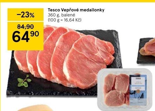 Medailonky vepřové Tesco