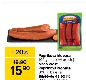 Papriková klobása
