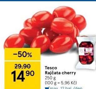 Rajčata cherry Tesco