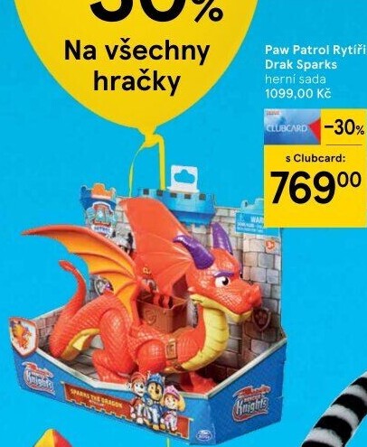 Rytíři drak Sparks Tlapková patrola Paw Patrol