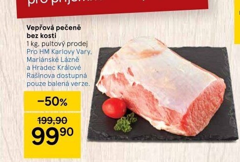 Vepřová pečeně bez kosti