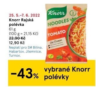 Instantní polévky Knorr