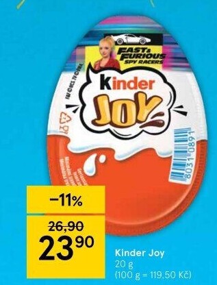 Kinder Joy s překvapením
