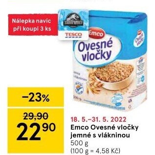 Ovesné vločky Emco