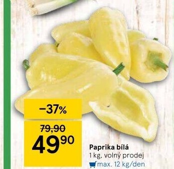 Paprika bílá