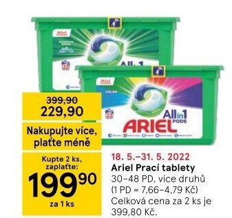 Prací kapsle Ariel
