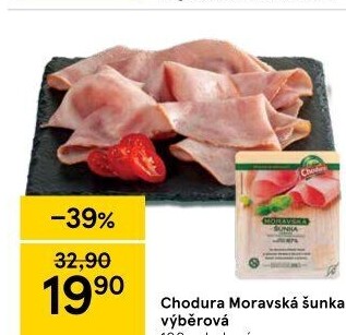 Šunka moravská výběrová Beskydské uzeniny Chodura