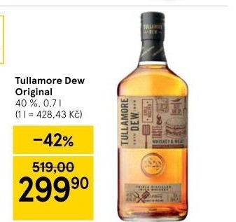 Whisky irská Tullamore Dew