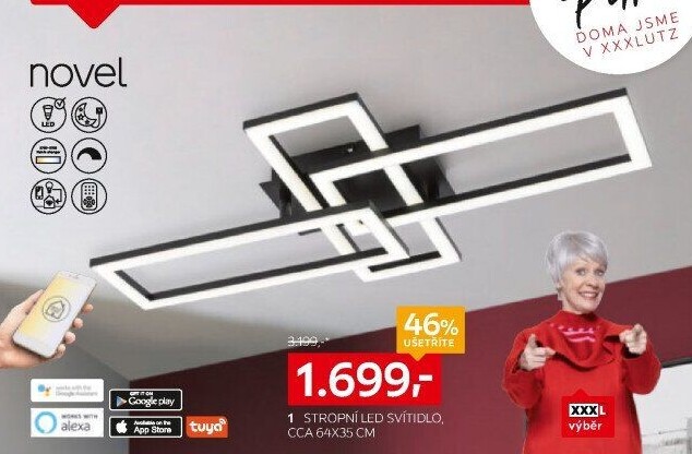 STROPNÍ LED SVÍTIDLO