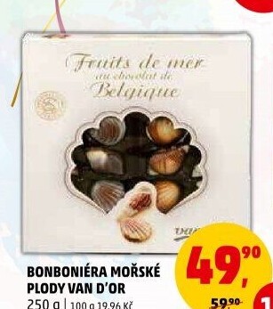 Bonboniéra Mořské plody Van D’or