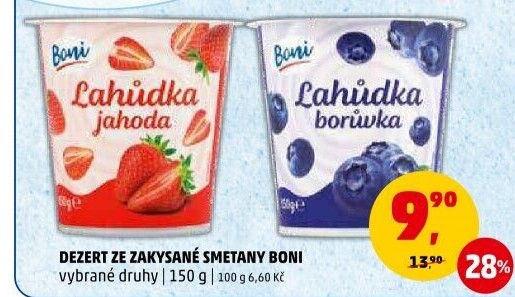 Dezert zakysaný Boni