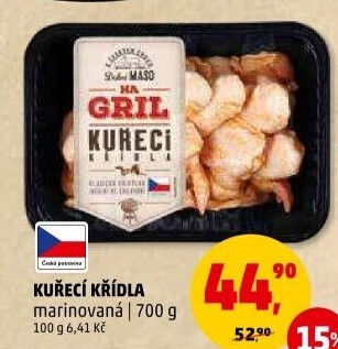 Kuřecí křídla marinovaná Na gril Penny