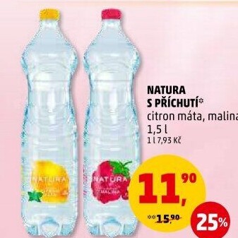 Ochucená voda Natura