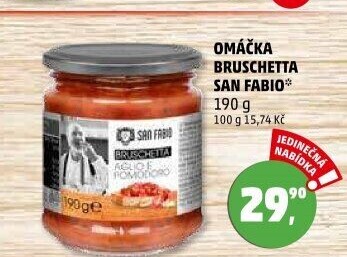 Omáčka Bruschetta San Fabio