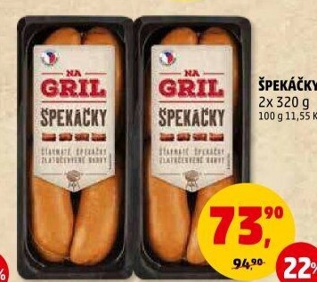 Špekáčky Na gril Penny