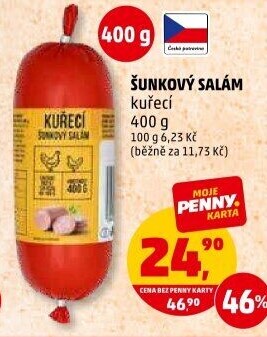 Šunkový salám kuřecí