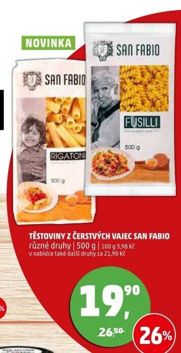 Těstoviny San Fabio