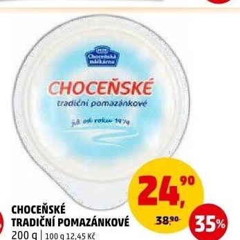 Tradiční pomazánkové Choceňské