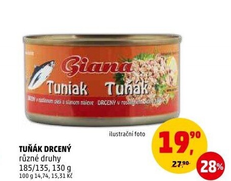 Tuňák drcený Giana