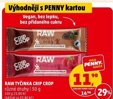 Tyčinka Raw Crip Crop