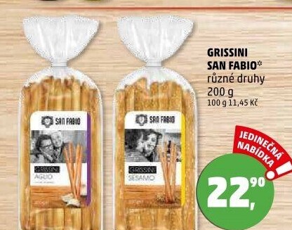 Tyčinky Grissini San Fabio
