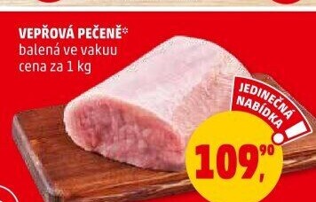 Vepřová pečeně bez kosti