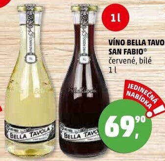 Víno Bella Tavola San Fabio