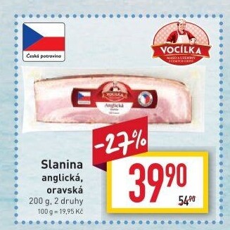 Anglická slanina Vocílka