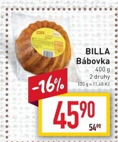 Bábovka Billa
