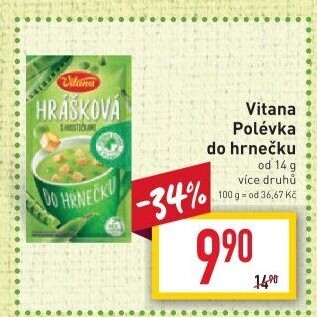 Instantní polévka do hrnečku Vitana