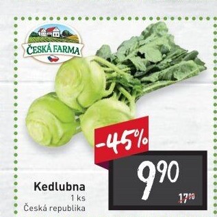 Kedlubna Česká farma