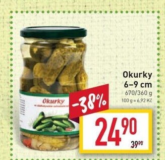Okurky sterilované