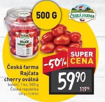 Rajčata cherry Česká farma