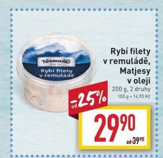 Rybí filety v remuládě Varmuža