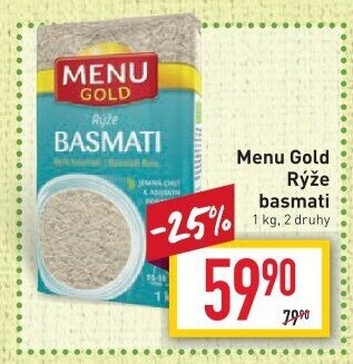 Rýže basmati Menu Gold